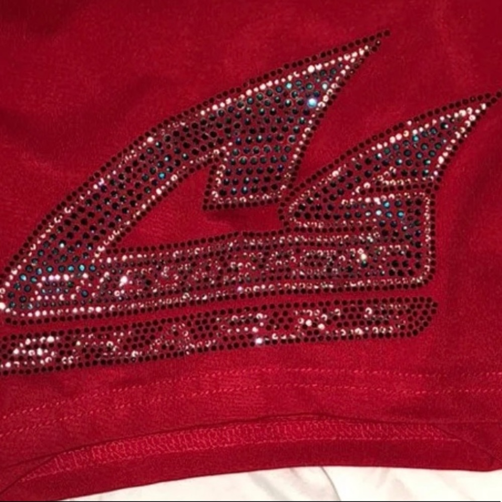 Cheersport Great White Bedazzled Nike Shorts